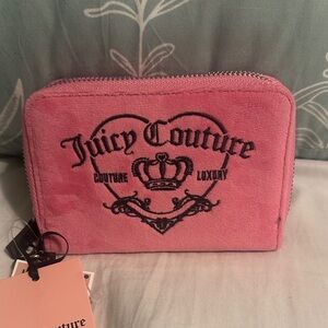 Juicy Couture Pink Velvet Wallet